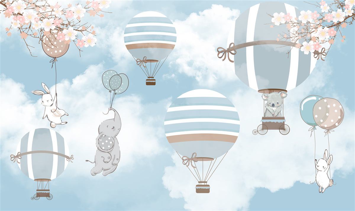 Carta da parati animali in volo