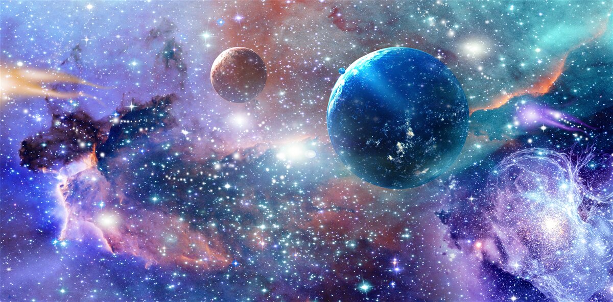Carta da parati universo luminoso