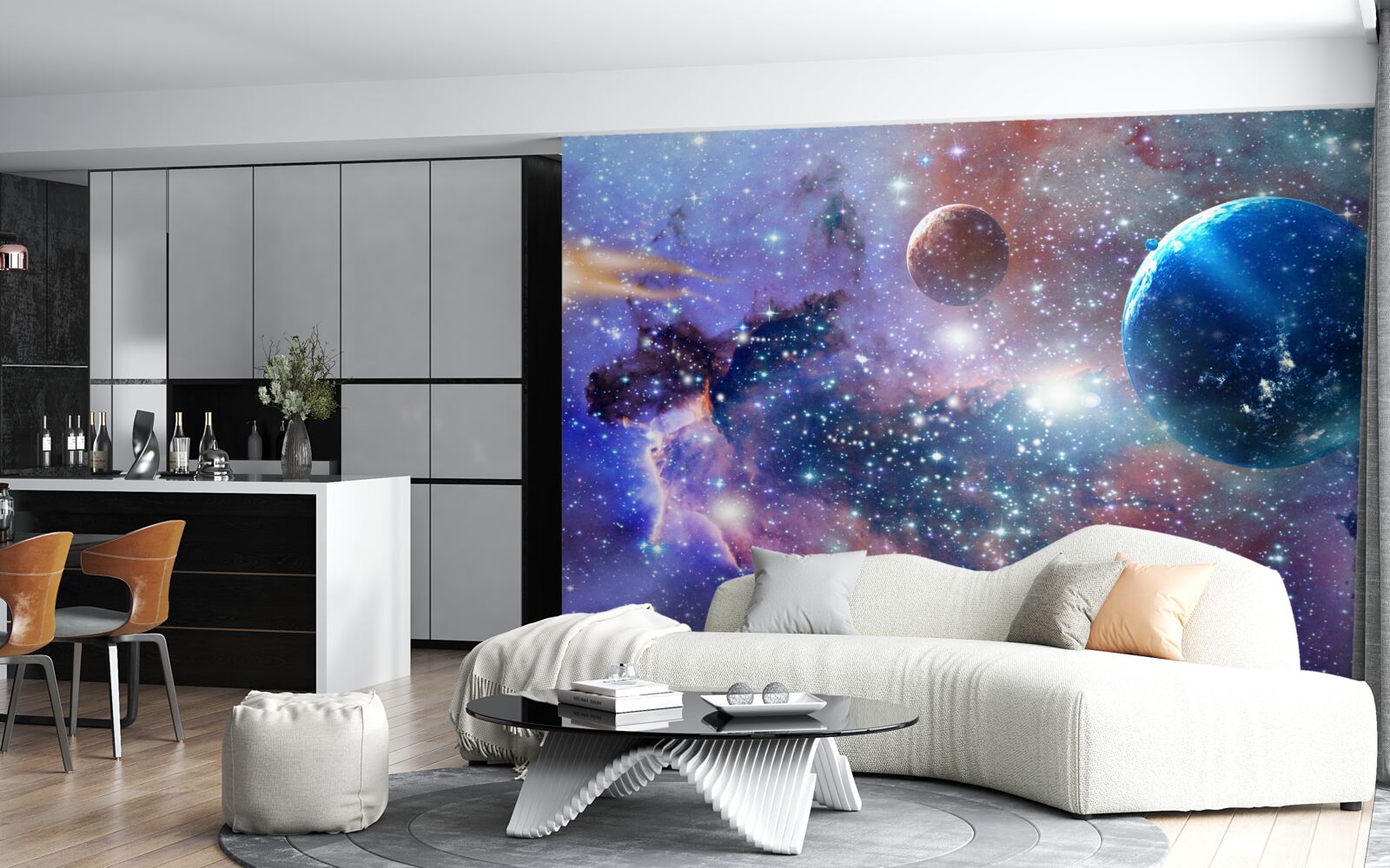 Carta da parati universo luminoso