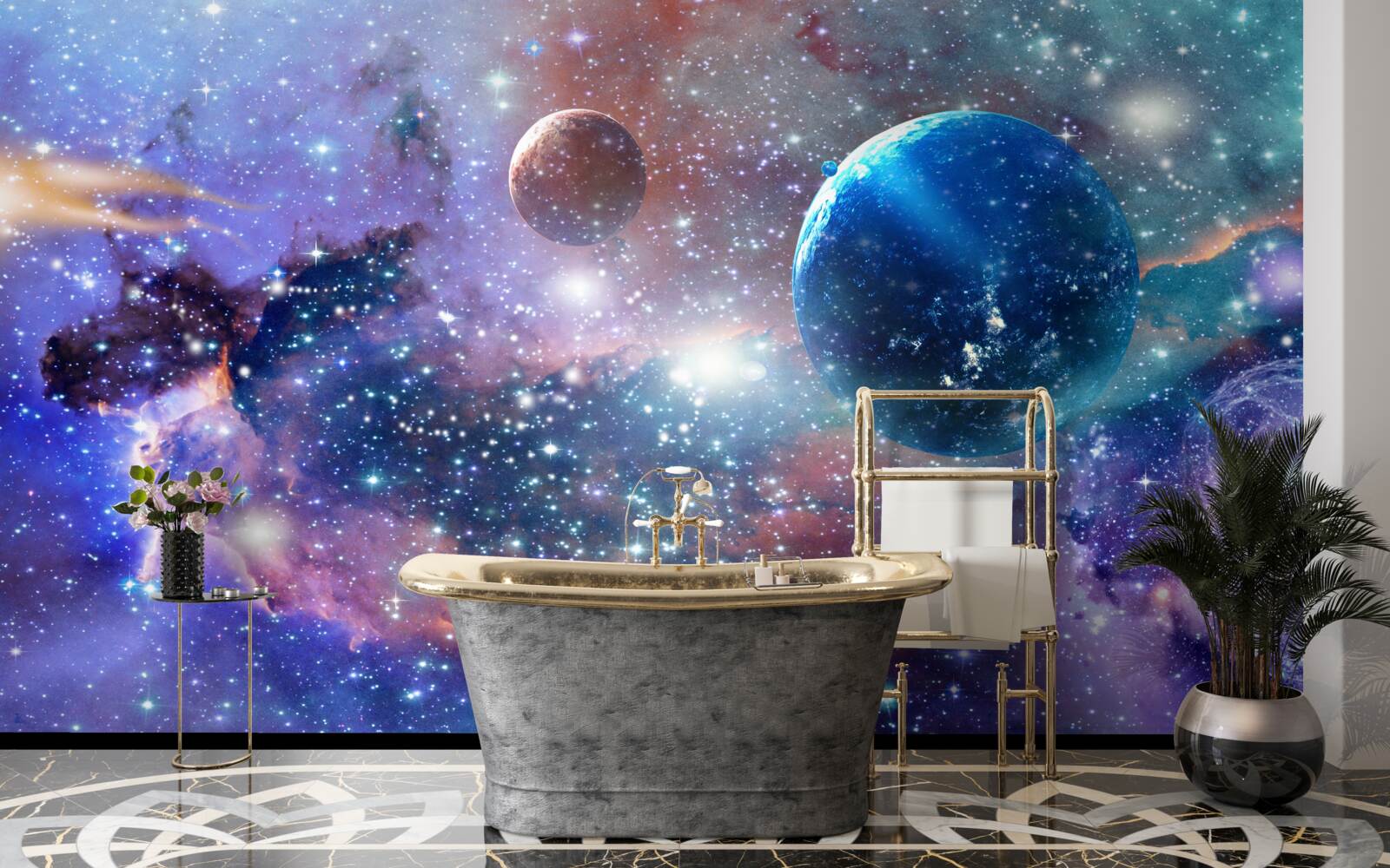 Carta da parati universo luminoso