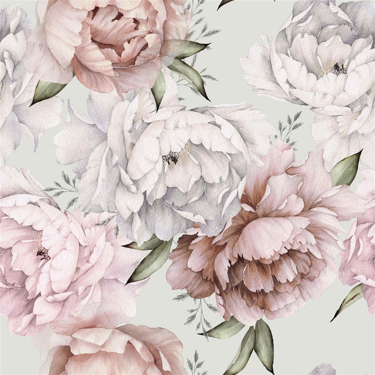 Carta da parati peonie luminose