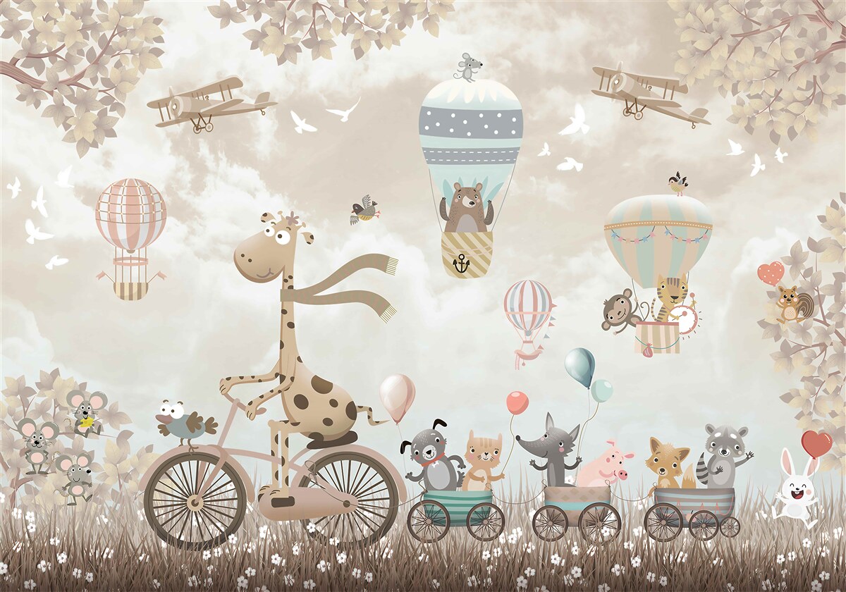 Carta da parati animali felici