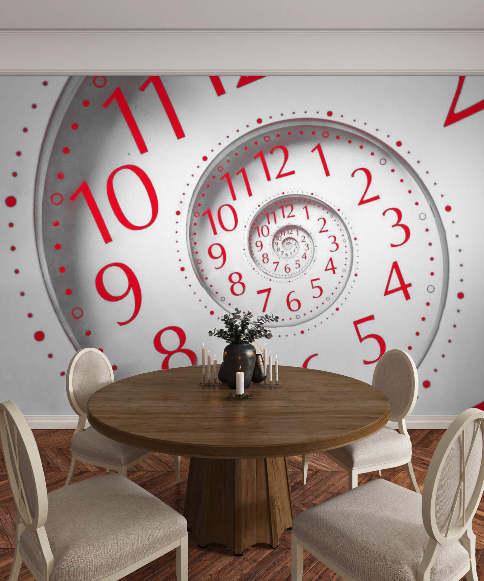 Carta da parati continuità del tempo