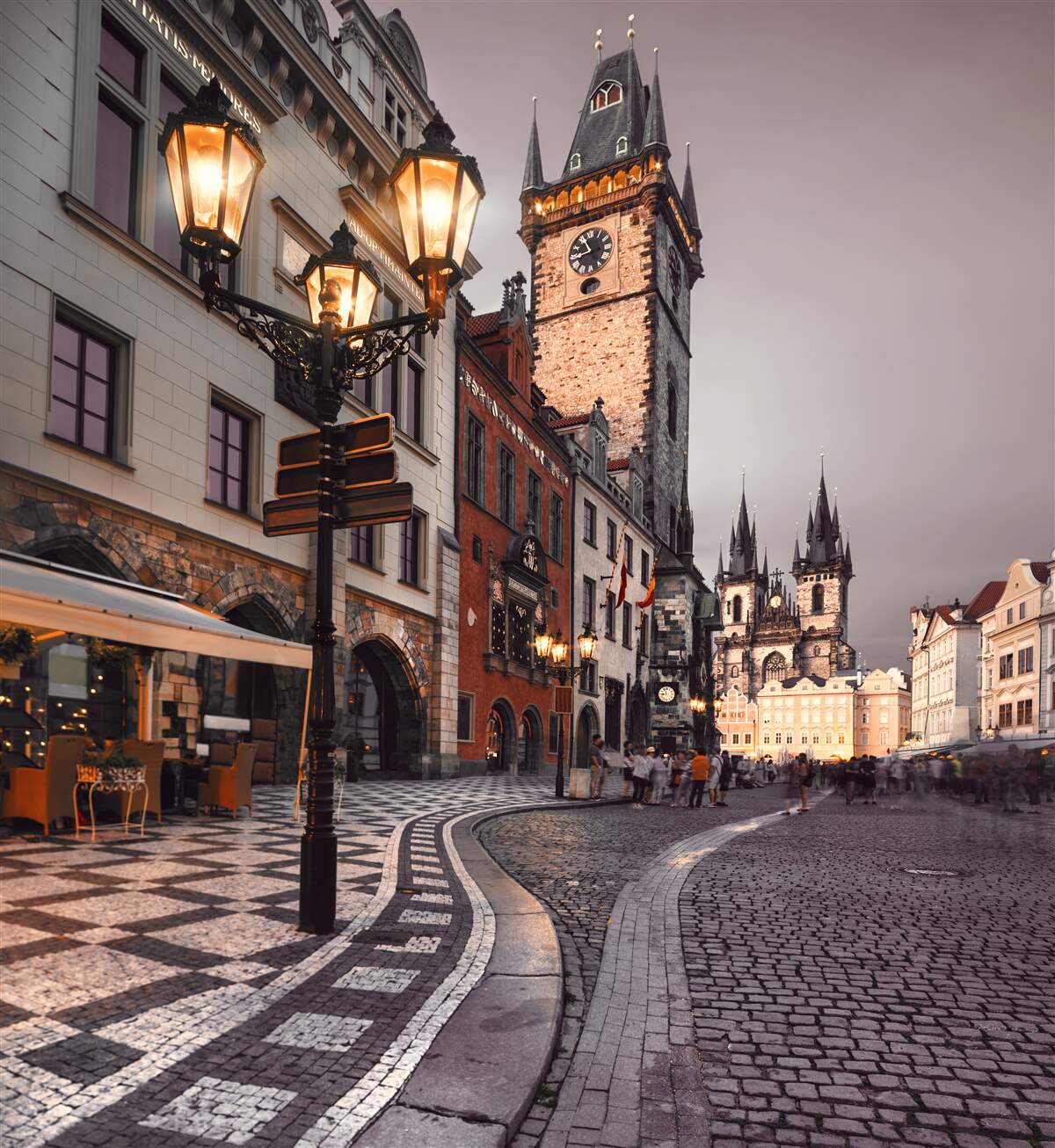 Fototapeta rynek krakowski wieczorem