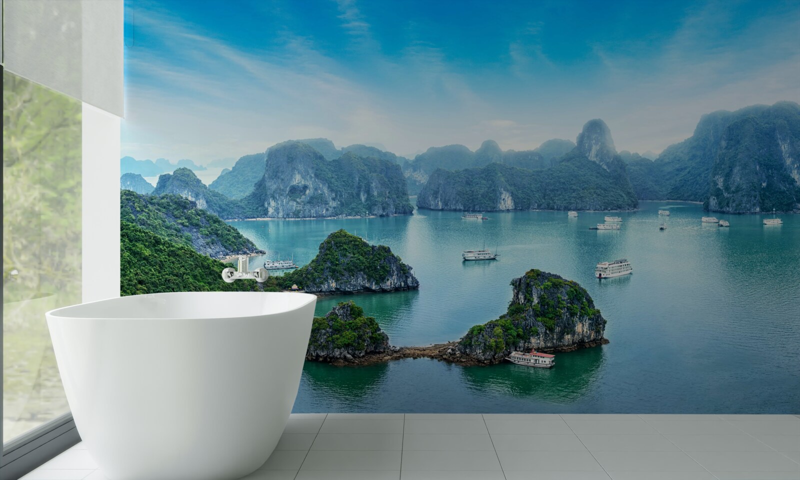 Carta da parati splendida vista sulle isole di smeraldo
