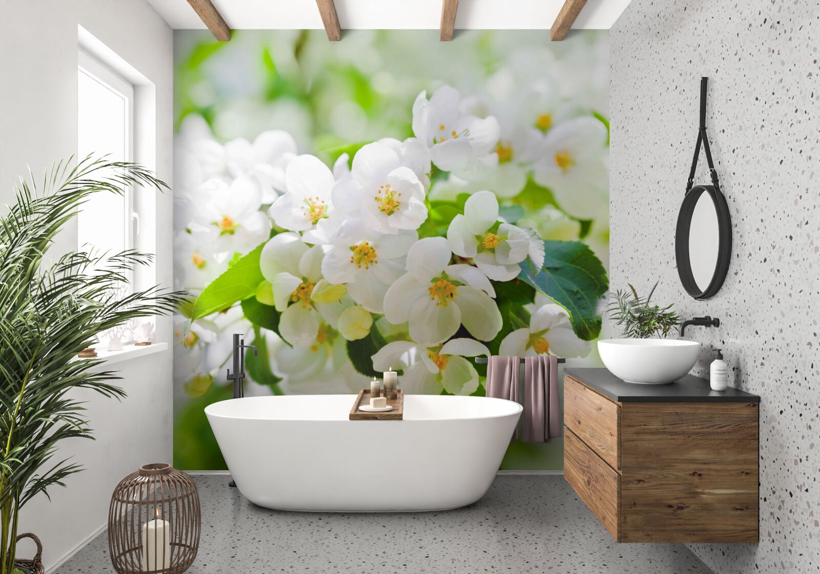 Fototapeta kwiaty jaśminu o przyjemnym aromacie