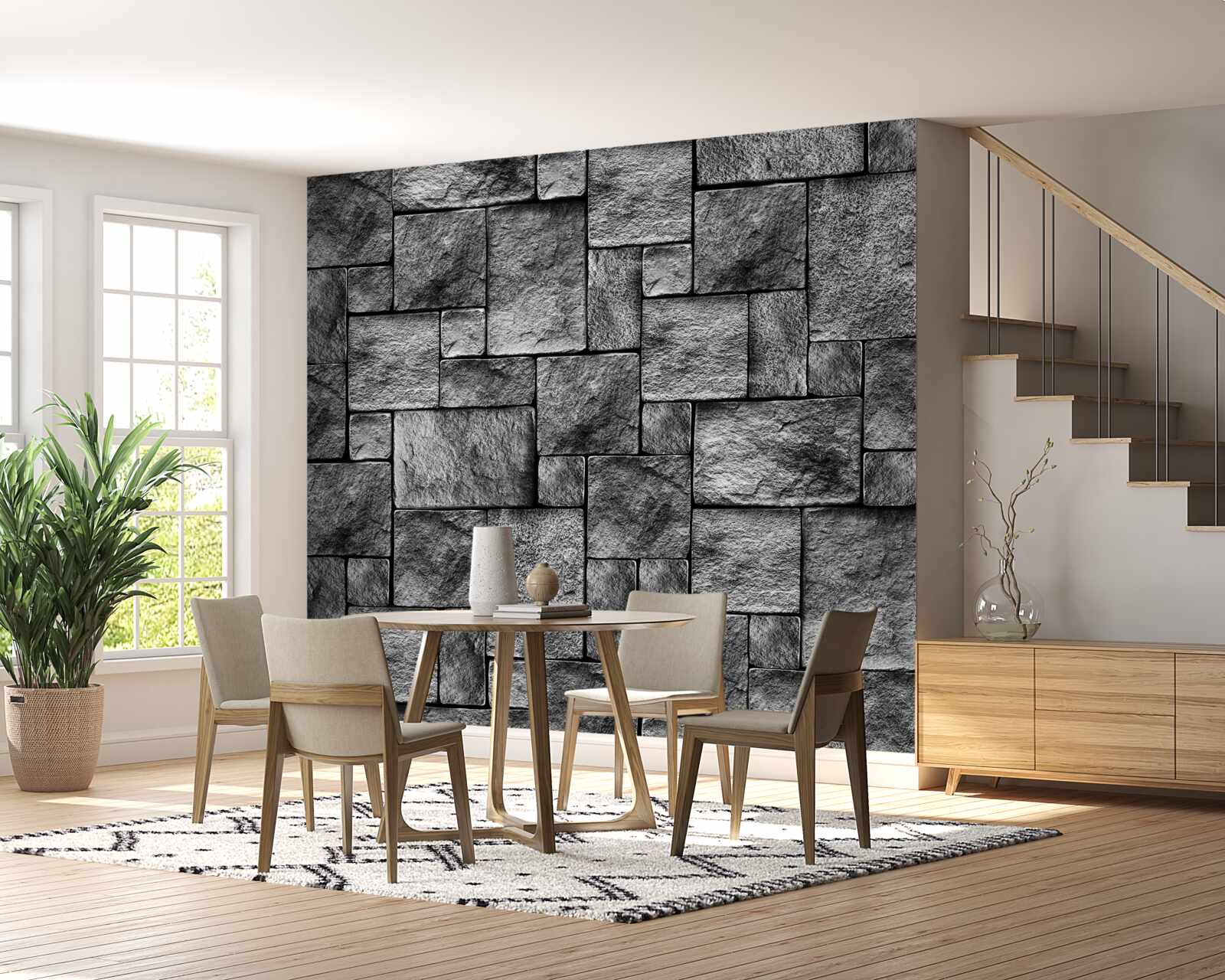 Fototapeta szara struktura mineralna