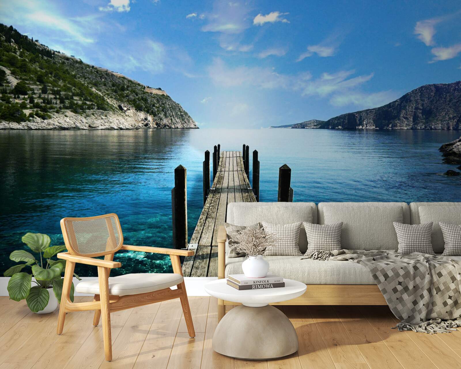 Fototapeta ponton na karaibach