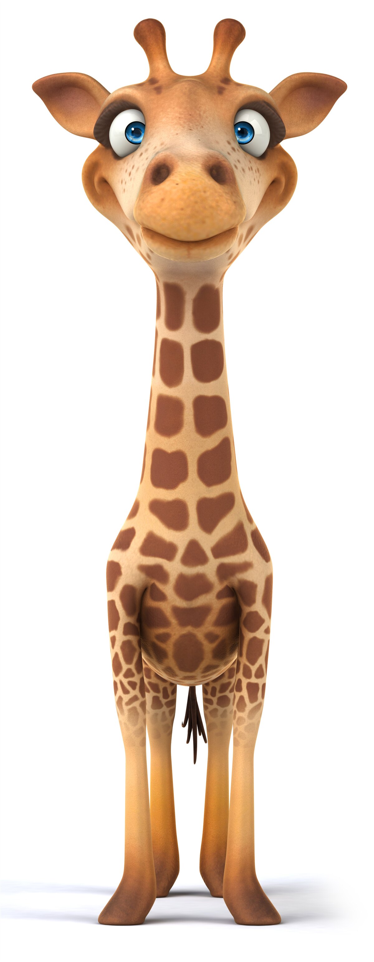 Carta da parati giraffa felice
