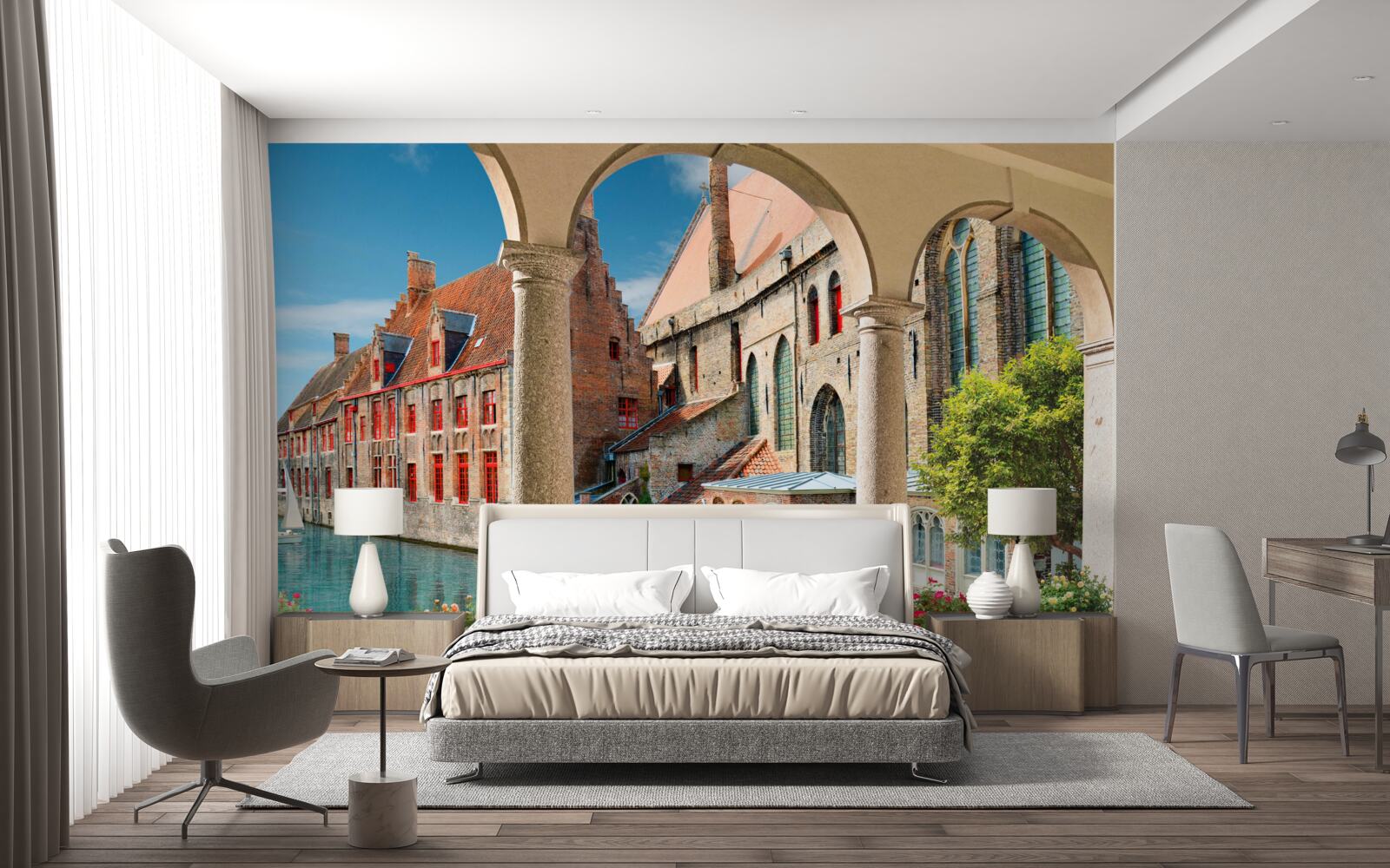 Fototapeta weranda w wenecji