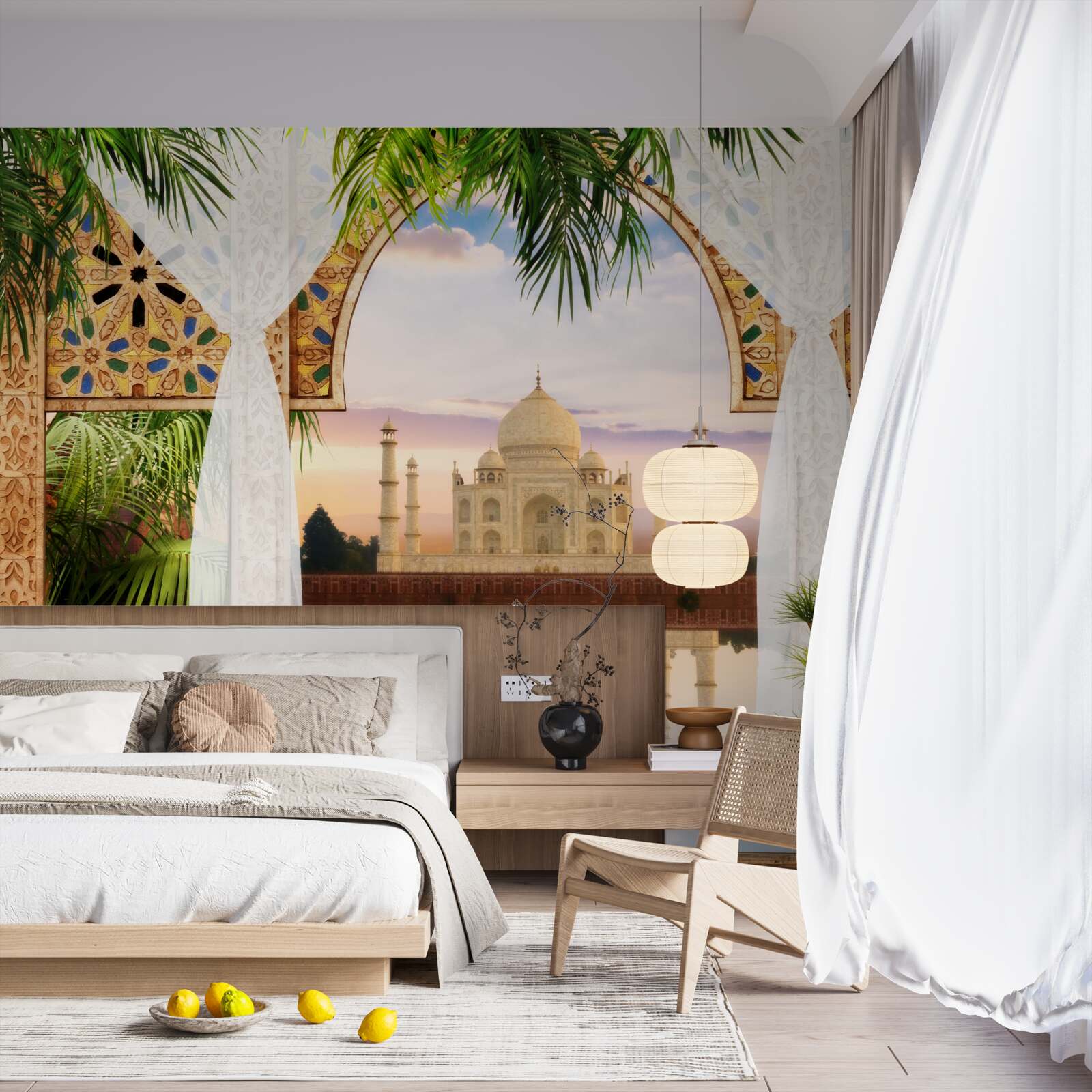 Fototapeta krajobraz z taj mahal