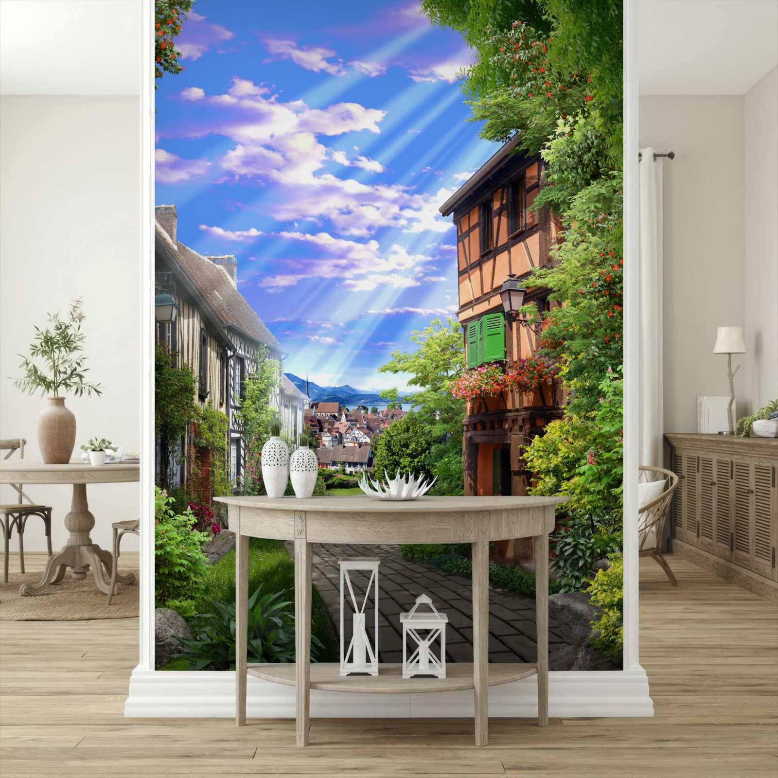 Fototapeta zielone światło