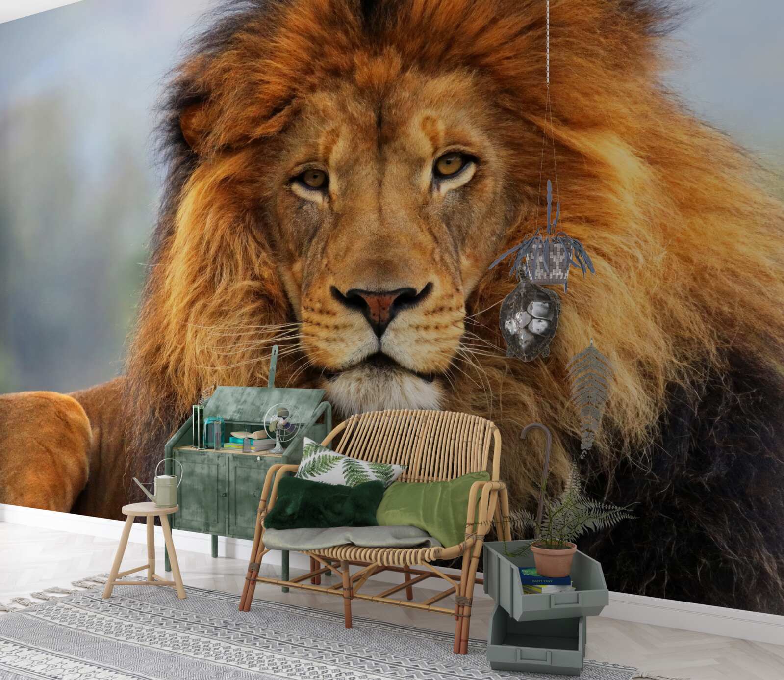 Carta da parati immagine di un leone