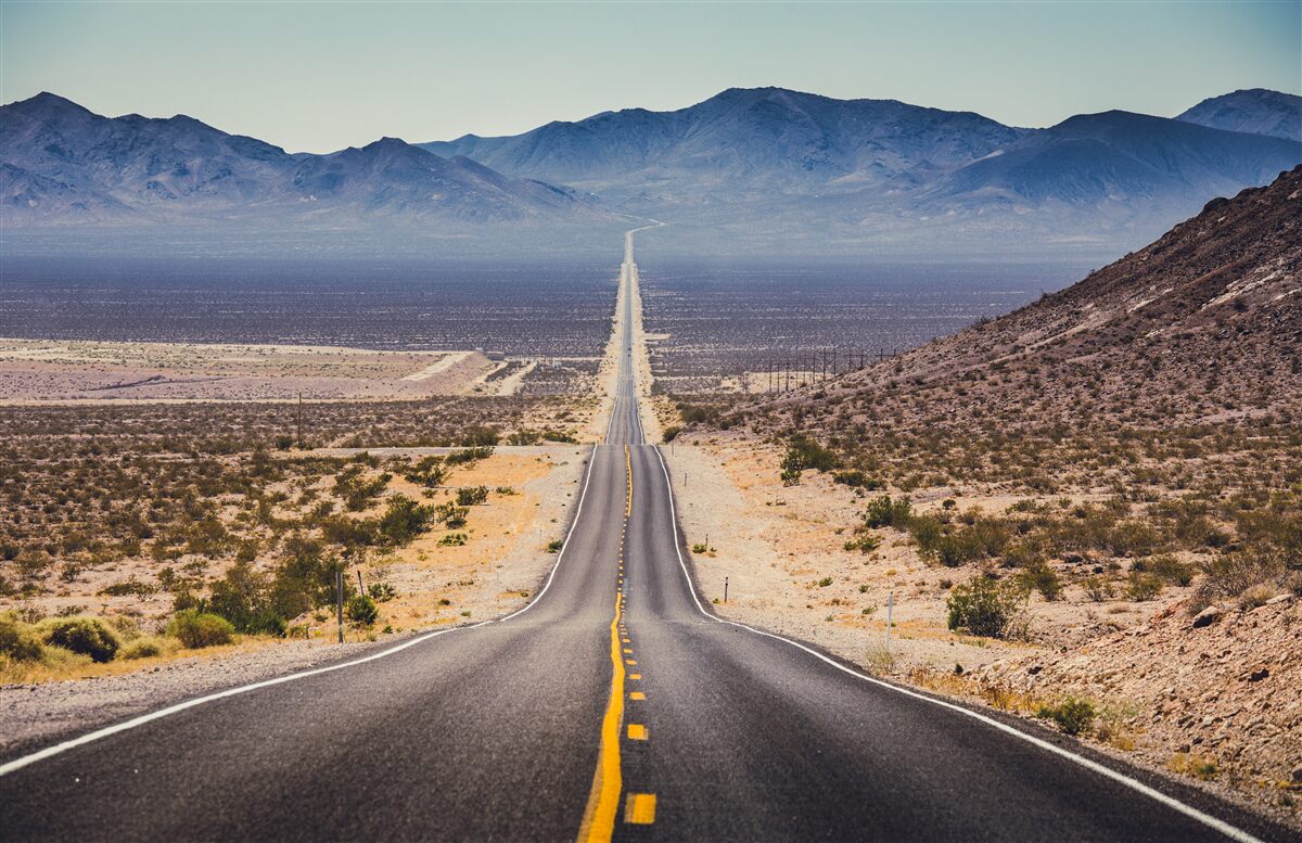 Carta da parati la strada che porta all'eternità