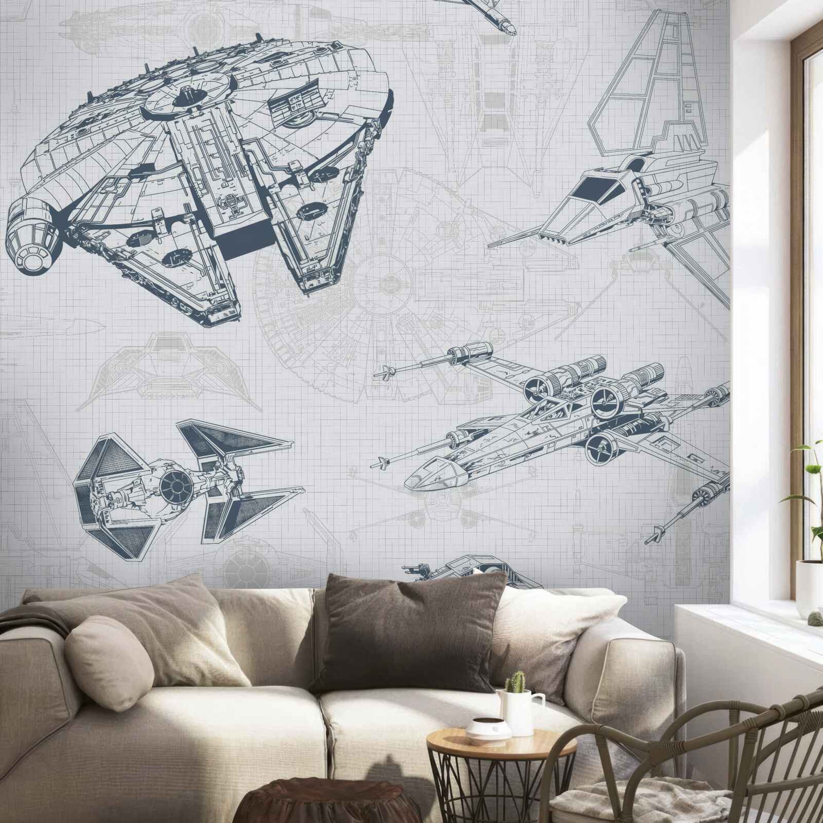 Carta da parati diagrammi di diversi aeromobili