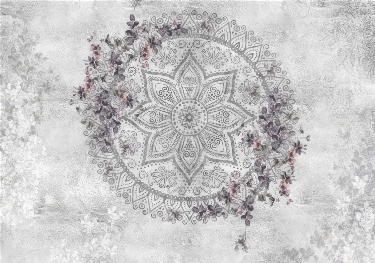 Carta da parati bella immagine tra i fiori