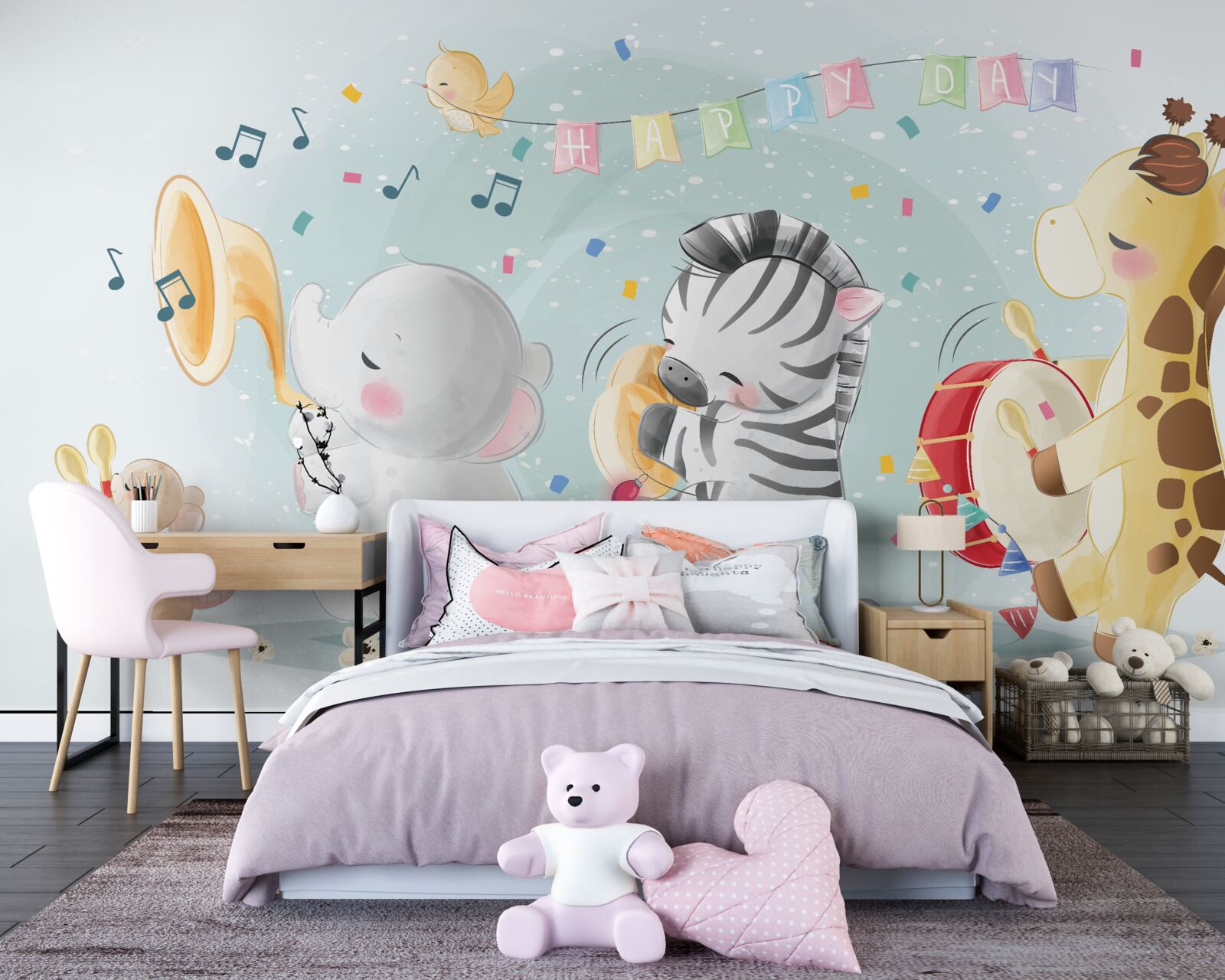 Carta da parati gruppo di giovani interpreti