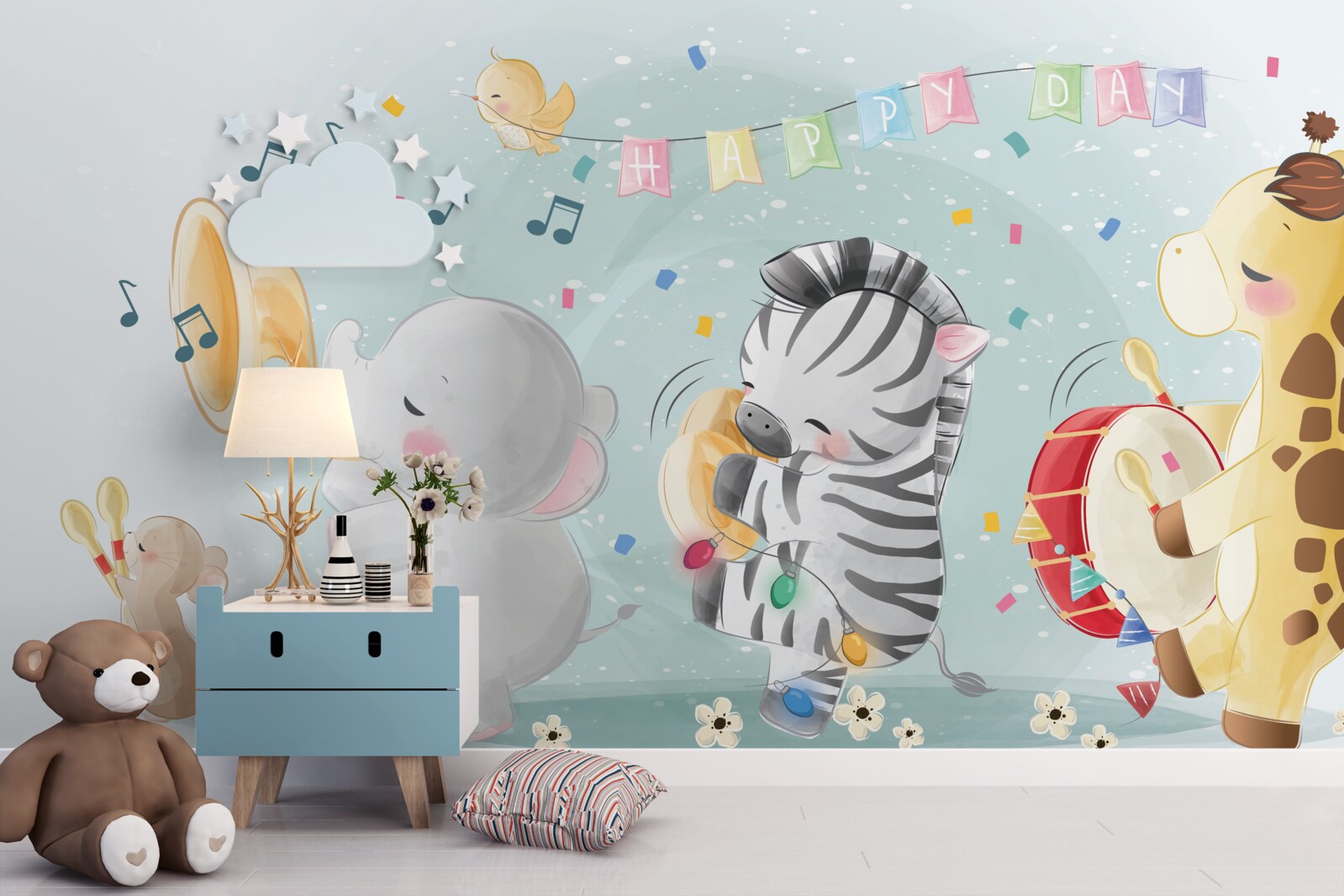 Carta da parati gruppo di giovani interpreti