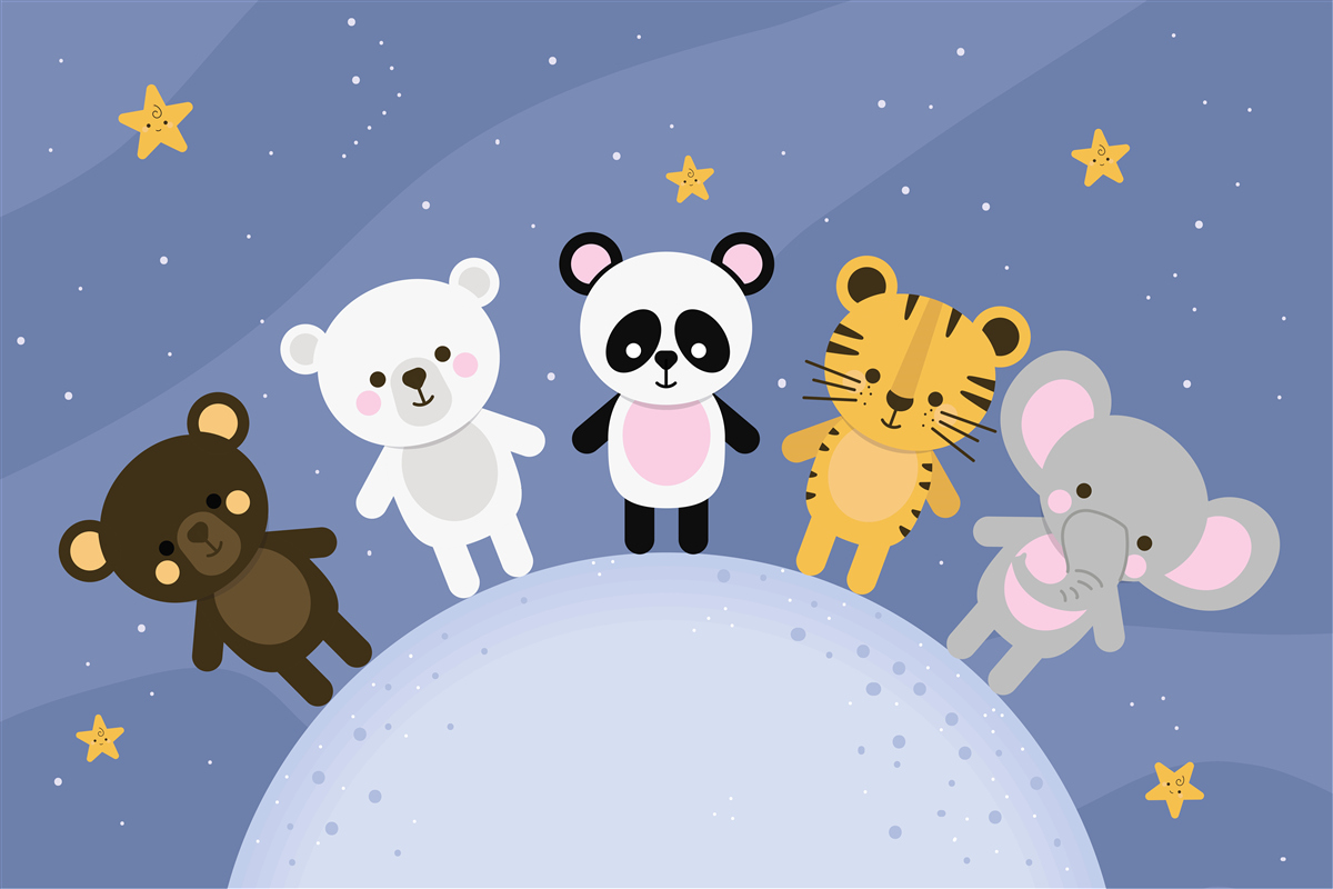 Carta da parati animali che vivono in armonia tra loro