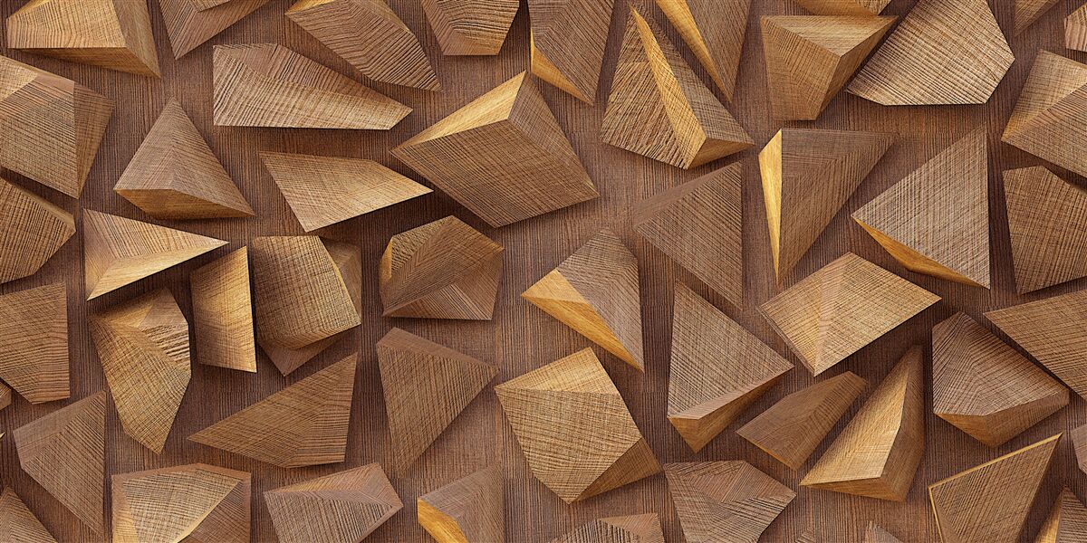 Carta da parati vari pezzi di legno