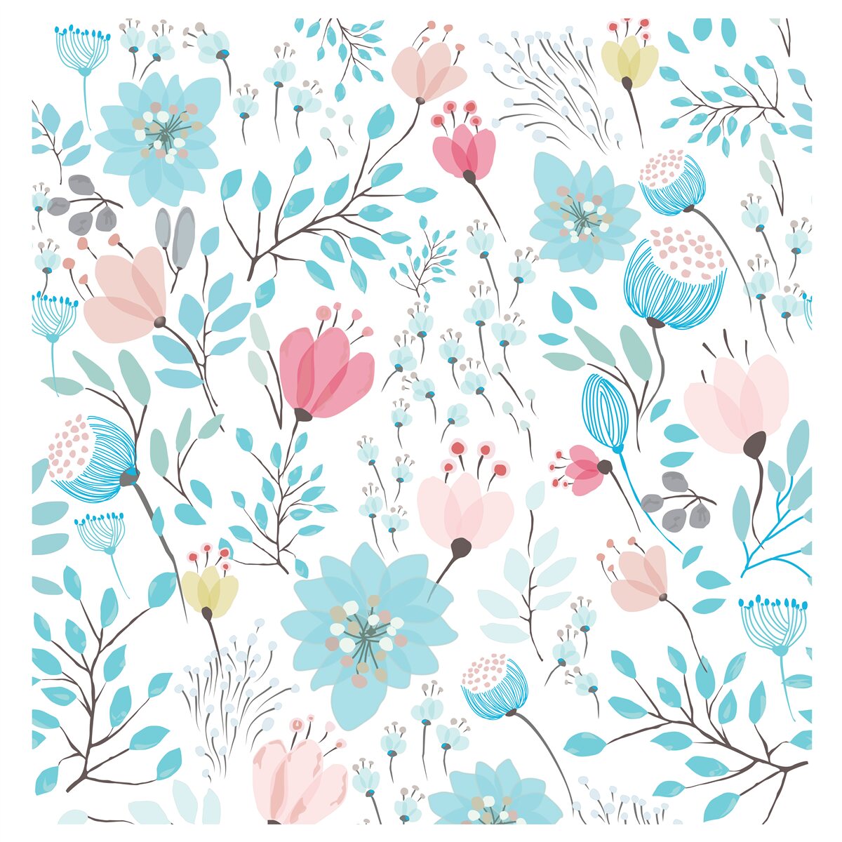 Carta da parati combinazione di ricchi colori blu