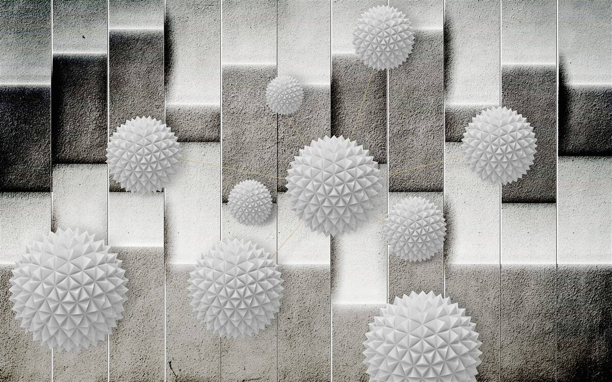 Carta da parati geometria e forme appuntite