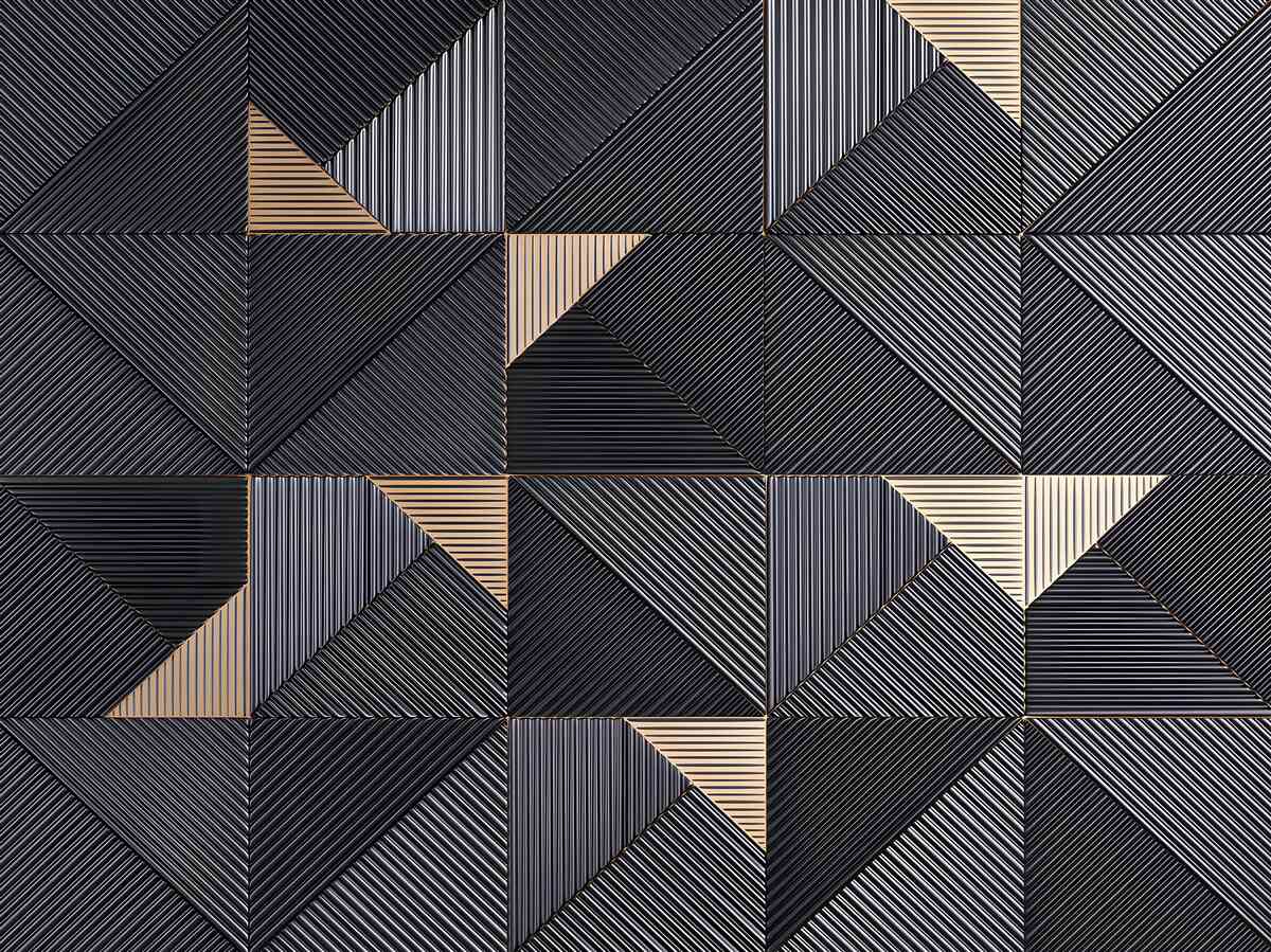 Carta da parati astrazioni geometriche lisce
