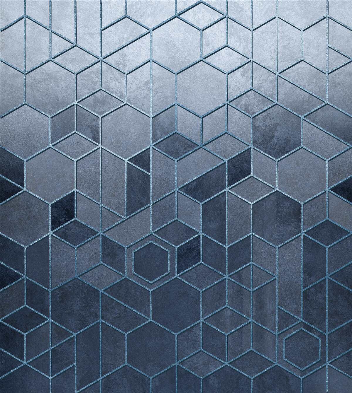 Carta da parati geometria di squisito marmo grigio