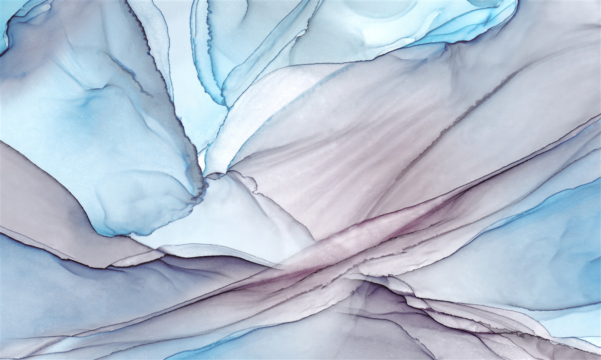 Carta da parati marmo azzurro con venature