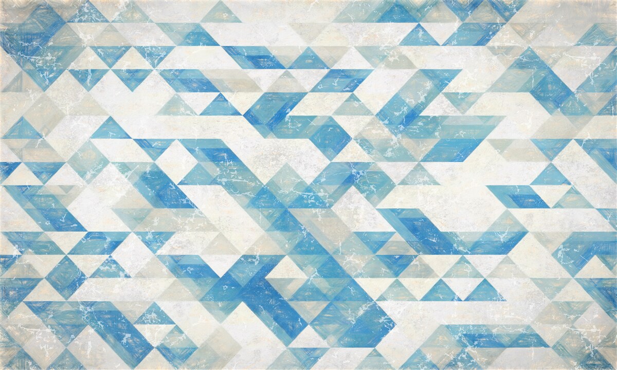 Carta da parati forme geometriche in astrazione