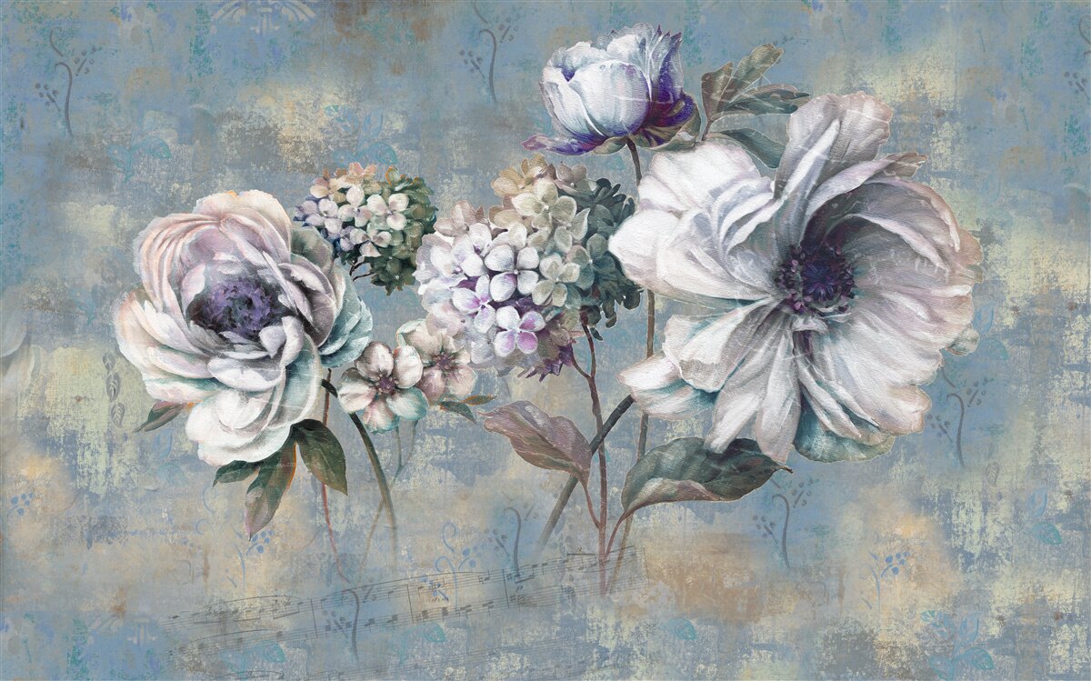 Carta da parati bouquet di fiori estivi