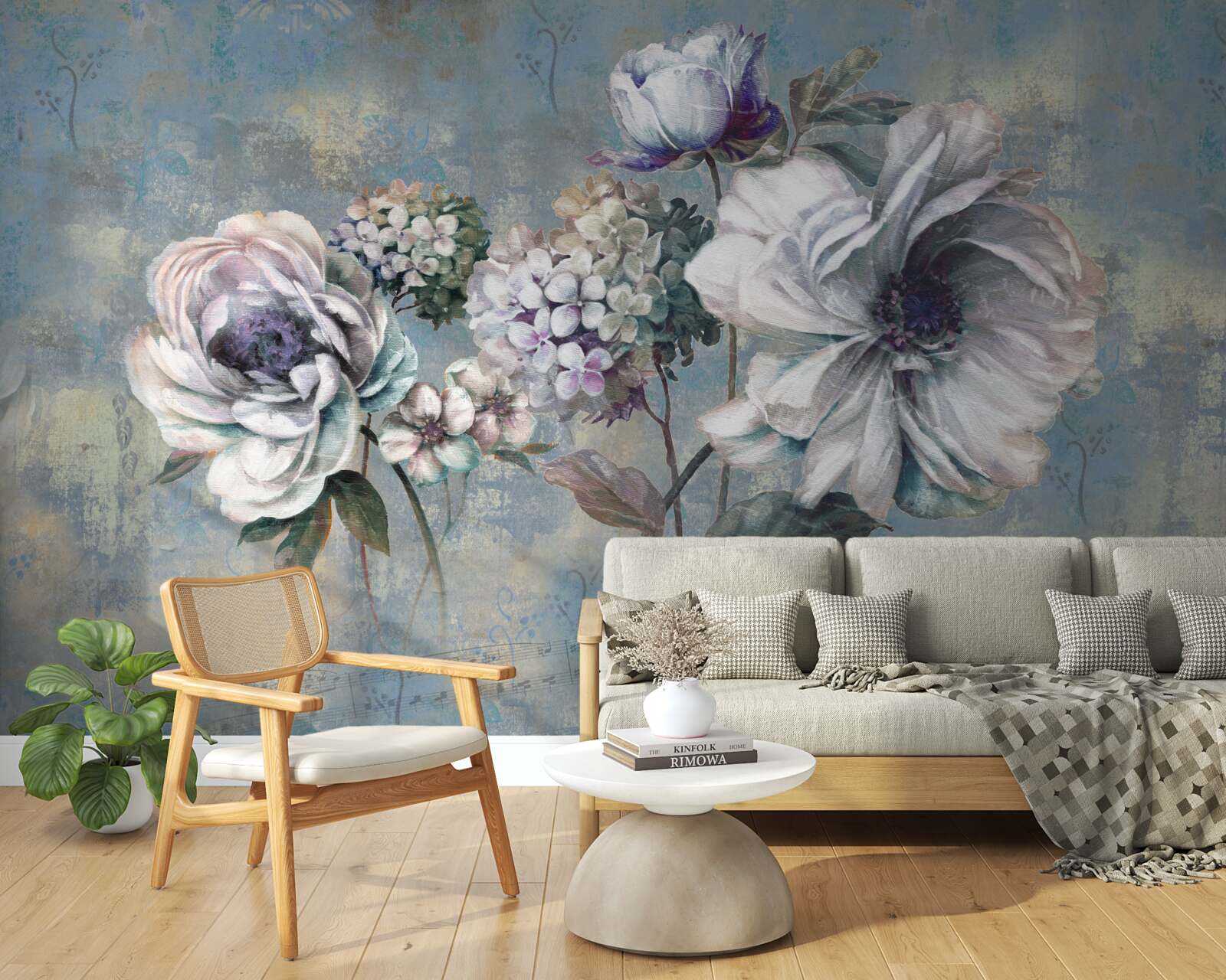 Carta da parati bouquet di fiori estivi