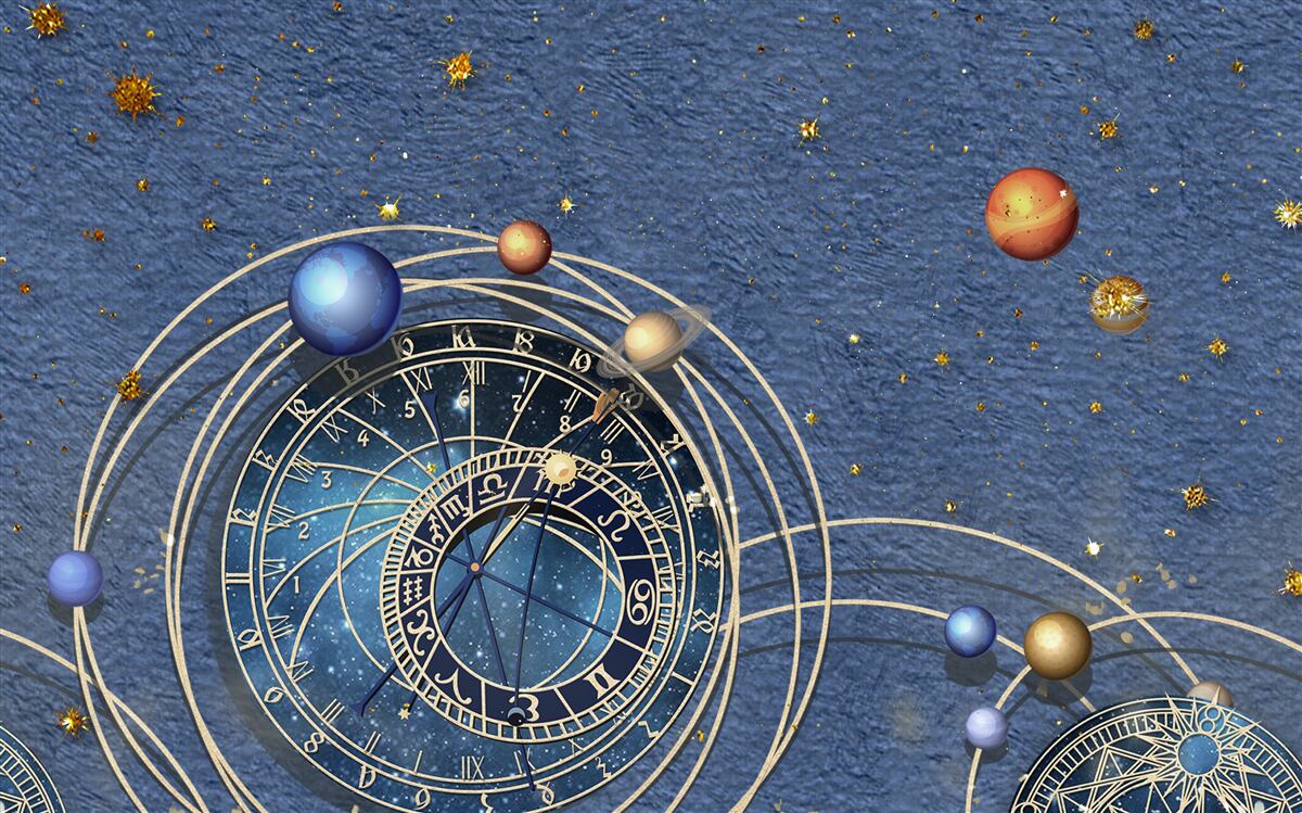 Carta da parati il concetto di moto planetario all'interno della galassia